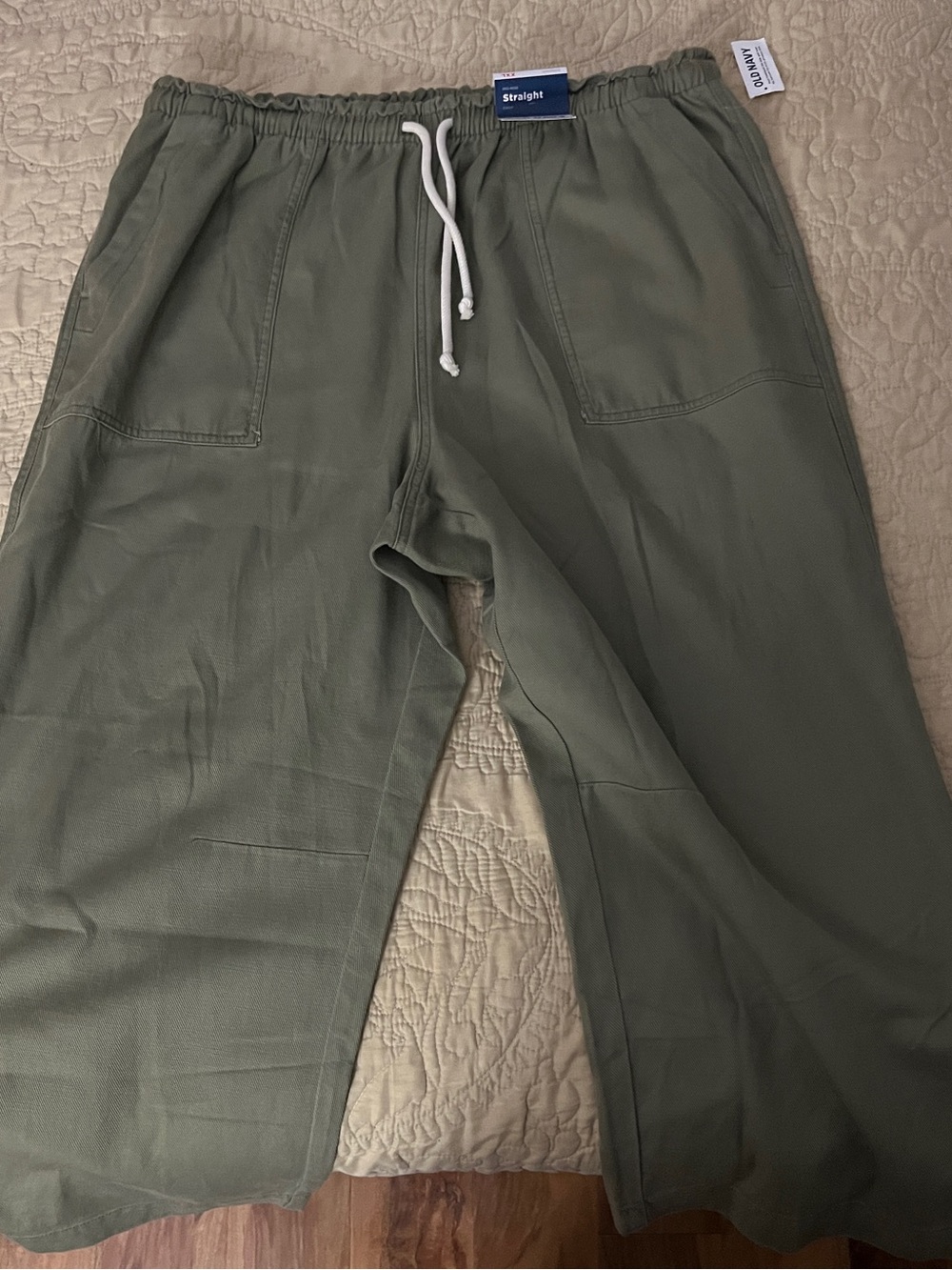 Old Navy Olive Drawstring Pants